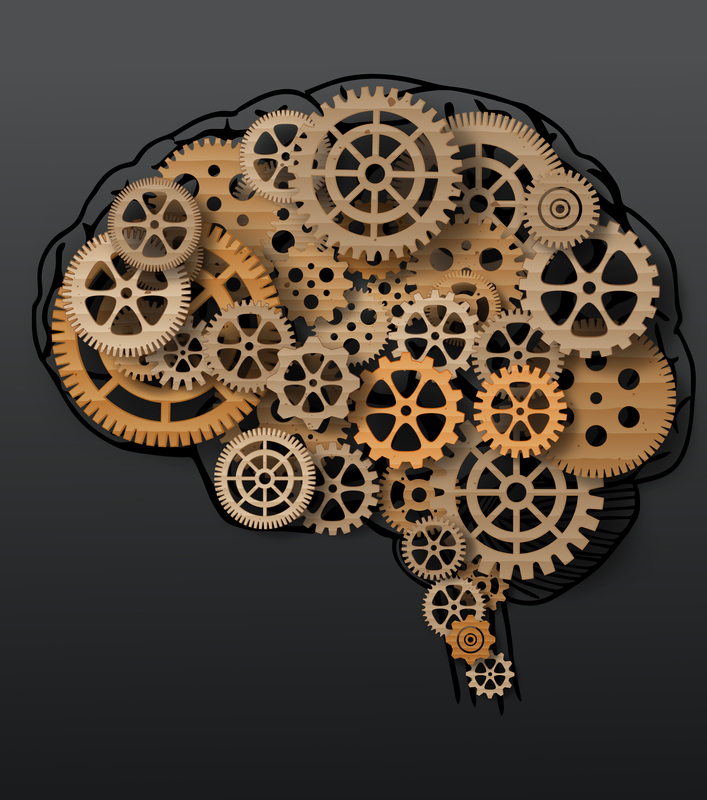Human brain build out of cogs and gears